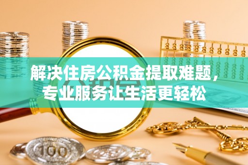 宁南解决住房公积金提取难题，专业服务让生活更轻松
