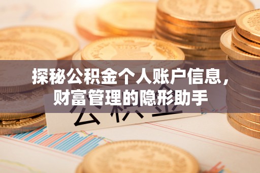 宁南探秘公积金个人账户信息，财富管理的隐形助手