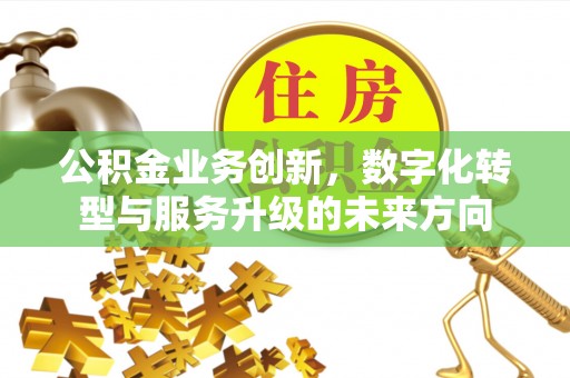 宁南公积金业务创新，数字化转型与服务升级的未来方向