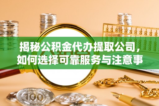 宁南揭秘公积金代办提取公司，如何选择可靠服务与注意事项