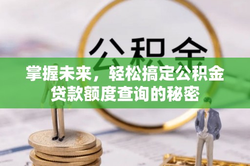 宁南掌握未来，轻松搞定公积金贷款额度查询的秘密