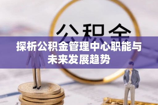 宁南探析公积金管理中心职能与未来发展趋势