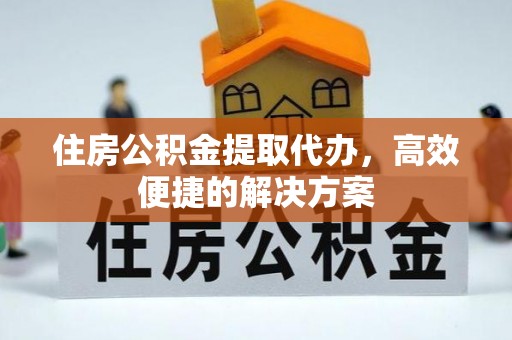宁南住房公积金提取代办，高效便捷的解决方案