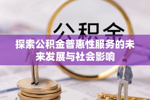 宁南探索公积金普惠性服务的未来发展与社会影响