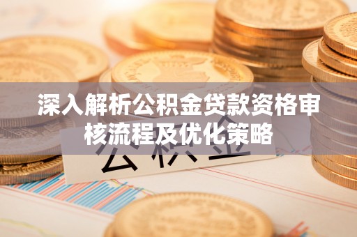 宁南深入解析公积金贷款资格审核流程及优化策略