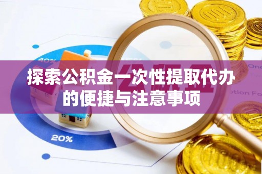 宁南探索公积金一次性提取代办的便捷与注意事项