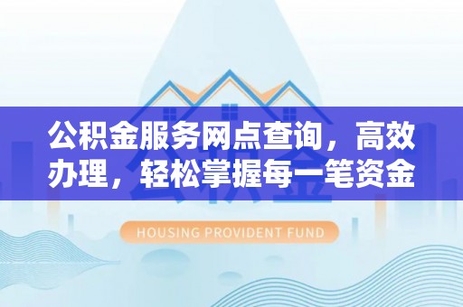宁南公积金服务网点查询，高效办理，轻松掌握每一笔资金动态