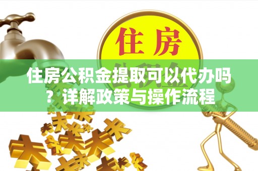 宁南住房公积金提取可以代办吗？详解政策与操作流程