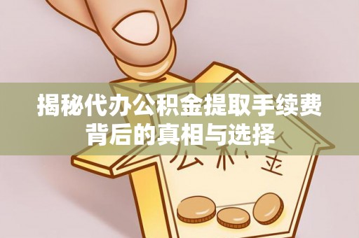 宁南揭秘代办公积金提取手续费背后的真相与选择
