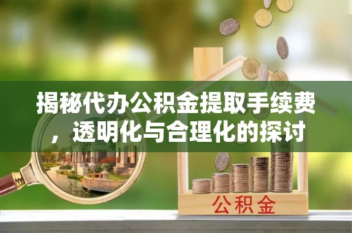 宁南揭秘代办公积金提取手续费，透明化与合理化的探讨