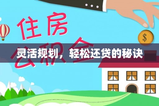 宁南灵活规划，轻松还贷的秘诀