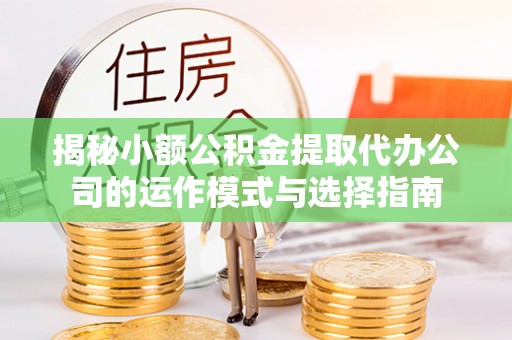 宁南揭秘小额公积金提取代办公司的运作模式与选择指南