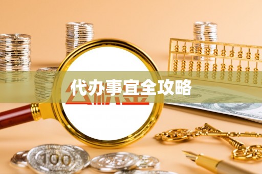 宁南代办事宜全攻略