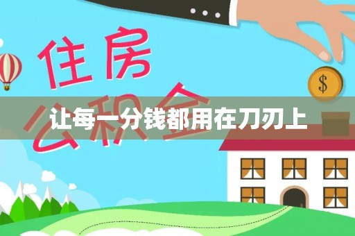 宁南让每一分钱都用在刀刃上