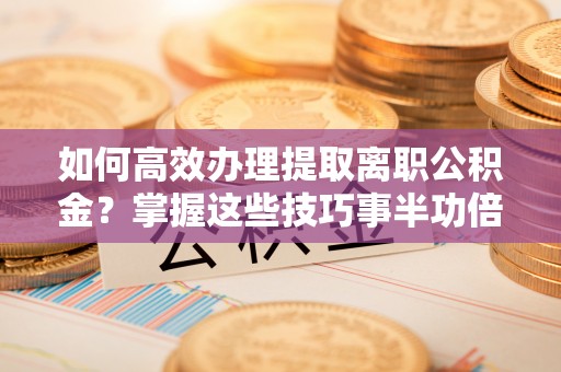 宁南如何高效办理提取离职公积金？掌握这些技巧事半功倍