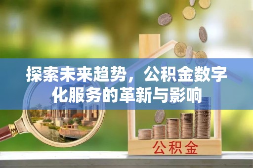 宁南探索未来趋势，公积金数字化服务的革新与影响