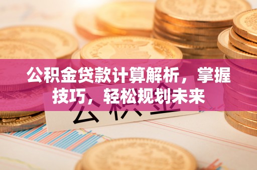 宁南公积金贷款计算解析，掌握技巧，轻松规划未来